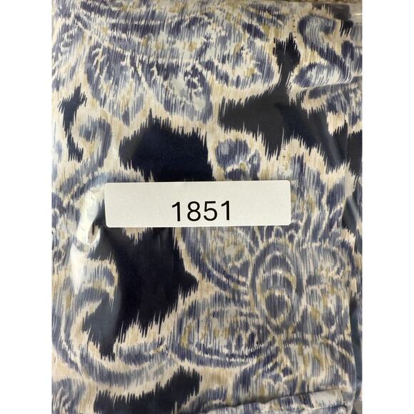 B Moss Size 10 Dark Floral Print Stretch A Line Mini Skirt Black Blue Zip Cotton - Picture 8 of 8